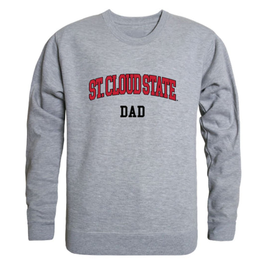 St. Cloud State University Huskies Dad Fleece Crewneck Pullover Sweatshirt