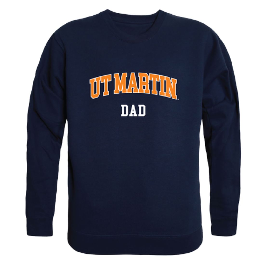 U of Tennessee at Martin Skyhawks Dad Fleece Crewneck Pullover Sweatshirt