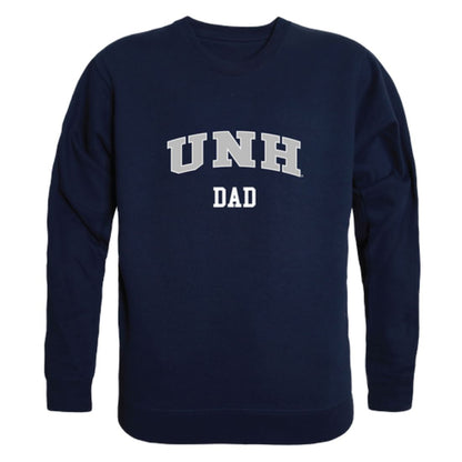 University of New Hampshire Wildcats Dad Fleece Crewneck Pullover Sweatshirt