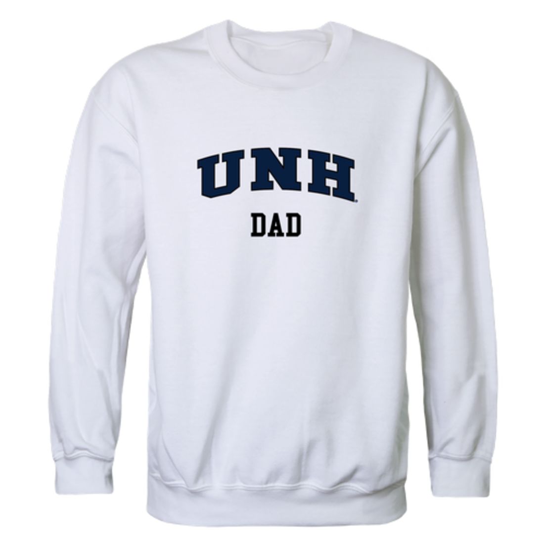 University of New Hampshire Wildcats Dad Fleece Crewneck Pullover Sweatshirt