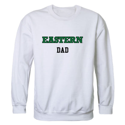 EMU Eastern Michigan University Eagles Dad Fleece Crewneck Pullover Sweatshirt Heather Charcoal-Campus-Wardrobe
