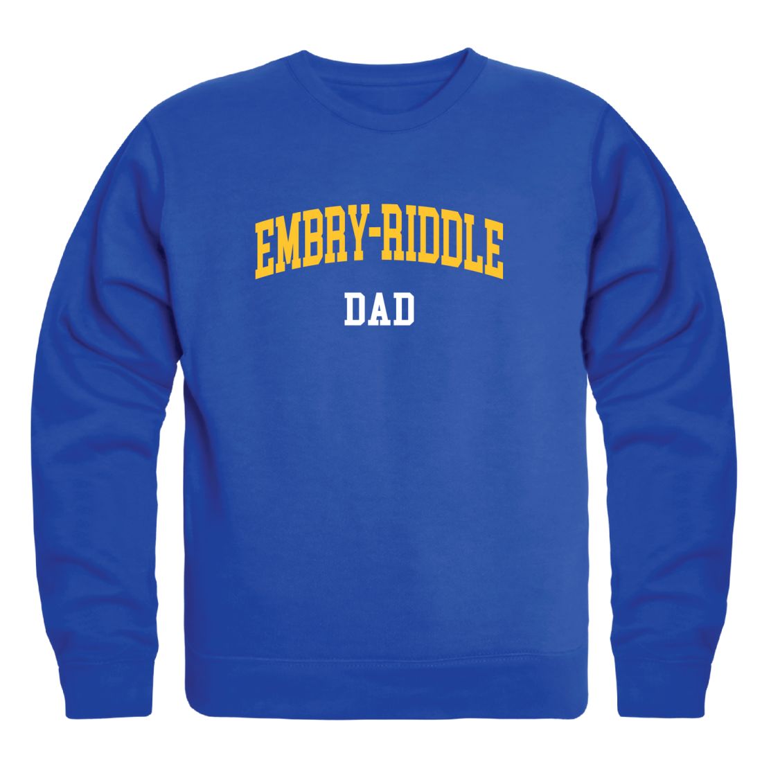 ERAU Eagles Dad Fleece Crewneck Pullover Sweatshirt