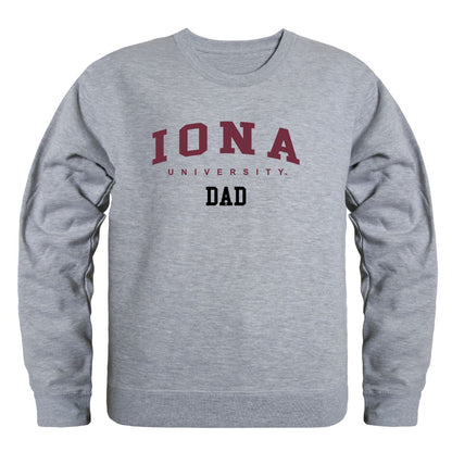 Iona C Gaels Dad Fleece Crewneck Pullover Sweatshirt