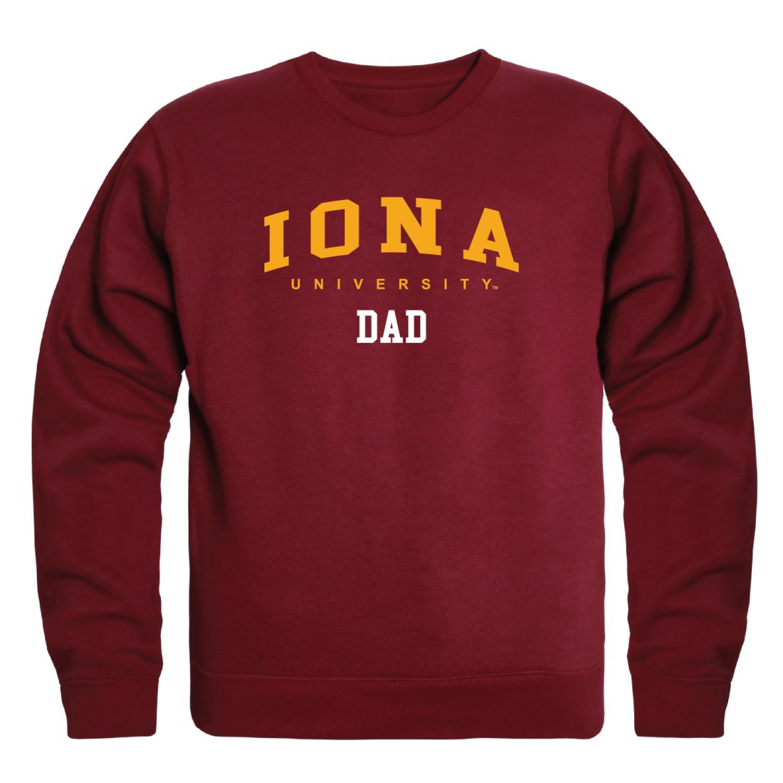 Iona C Gaels Dad Fleece Crewneck Pullover Sweatshirt