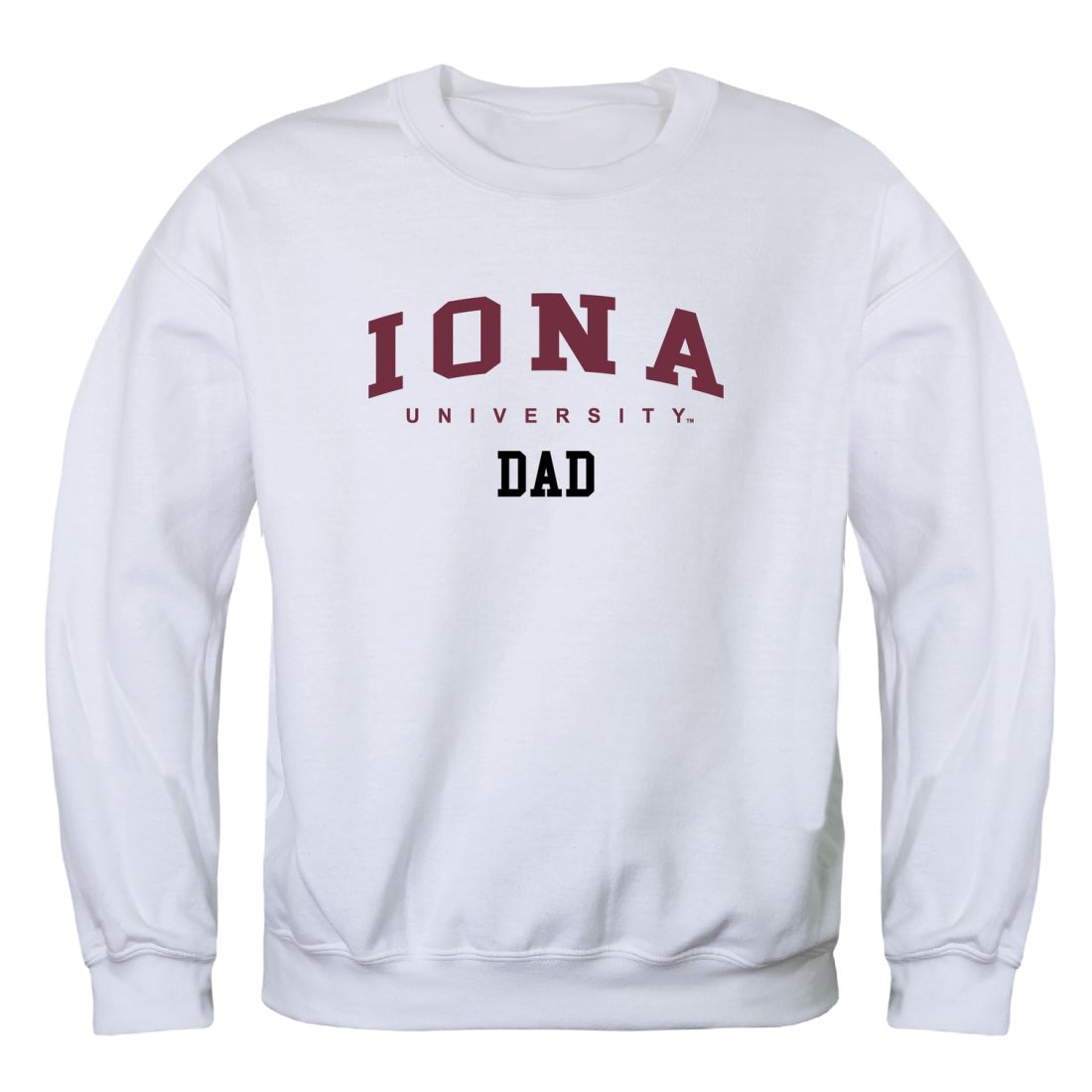 Iona C Gaels Dad Fleece Crewneck Pullover Sweatshirt