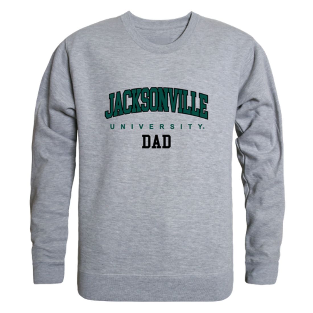 JU Jacksonville University Dolphin Dad Fleece Crewneck Pullover Sweatshirt Forest-Campus-Wardrobe