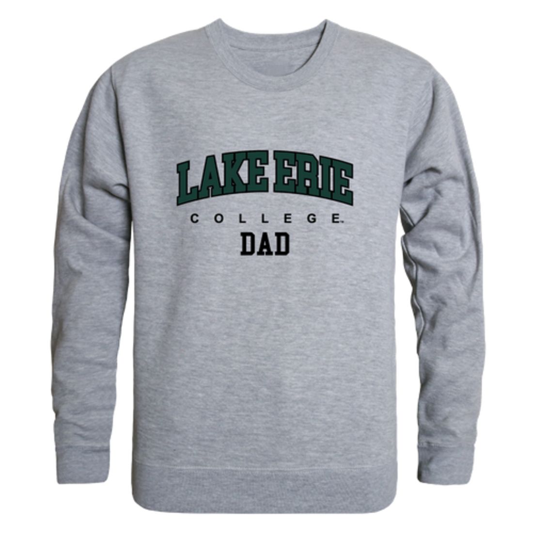 Lake Erie College Storm Dad Fleece Crewneck Pullover Sweatshirt Forest-Campus-Wardrobe