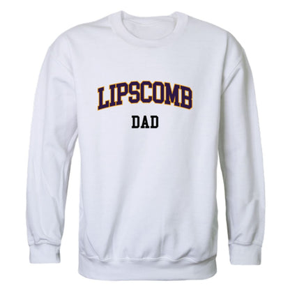 Lipscomb University Bisons Dad Fleece Crewneck Pullover Sweatshirt Heather Charcoal-Campus-Wardrobe