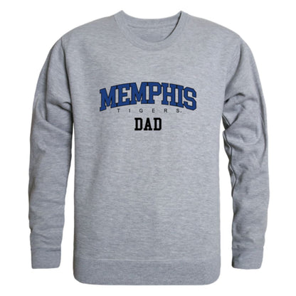 Menphis Tigers Dad Fleece Crewneck Pullover Sweatshirt