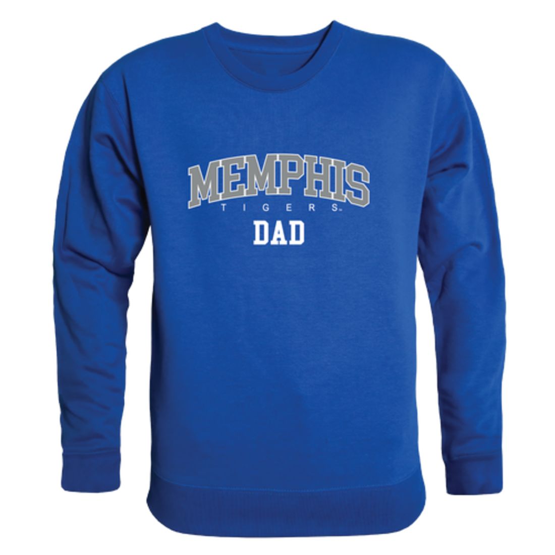 Menphis Tigers Dad Fleece Crewneck Pullover Sweatshirt