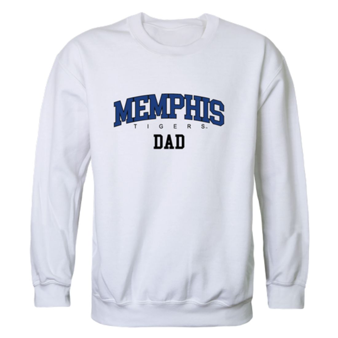 Menphis Tigers Dad Fleece Crewneck Pullover Sweatshirt