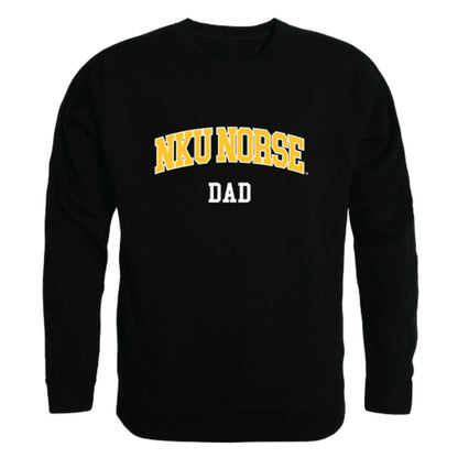 NKU Northern Kentucky University Norse Dad Fleece Crewneck Pullover Sweatshirt Black-Campus-Wardrobe