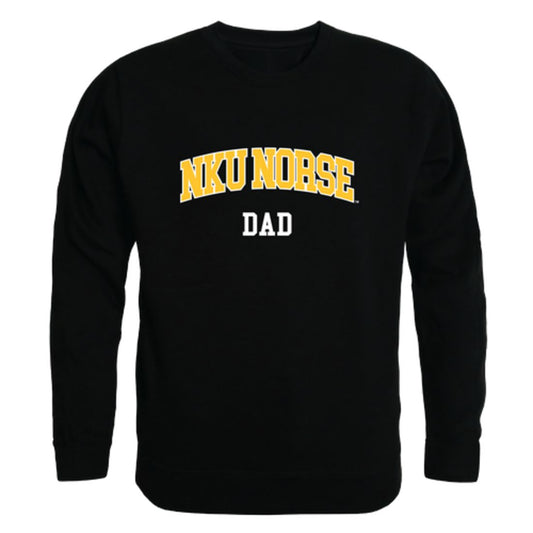 NKU Northern Kentucky University Norse Dad Fleece Crewneck Pullover Sweatshirt Black-Campus-Wardrobe