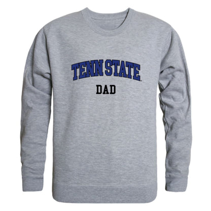 TSU Tennessee State University Tigers Dad Fleece Crewneck Pullover Sweatshirt Heather Grey-Campus-Wardrobe