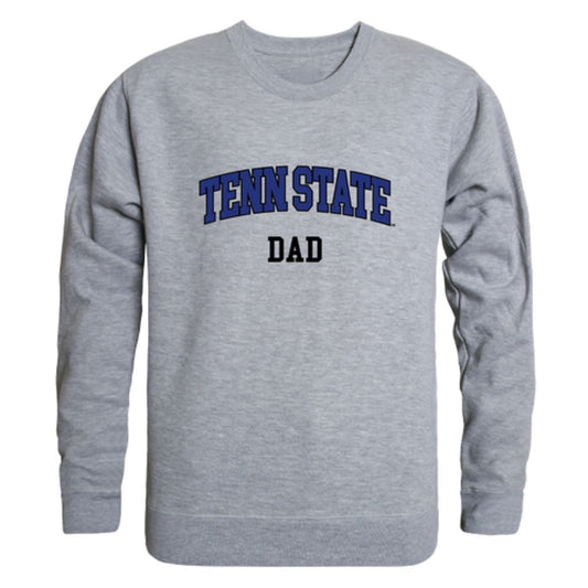 TSU Tennessee State University Tigers Dad Fleece Crewneck Pullover Sweatshirt Heather Grey-Campus-Wardrobe