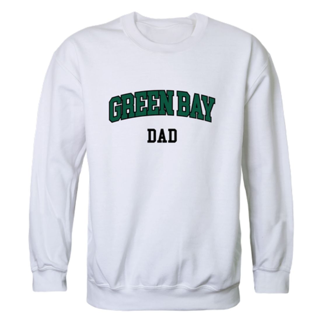 UWGB University of Wisconsin-Green Bay Phoenix Dad Fleece Crewneck Pullover Sweatshirt Forest-Campus-Wardrobe