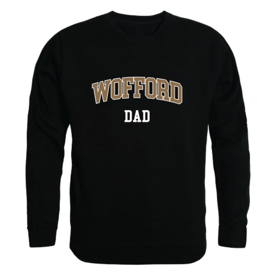 Wofford College Terriers Dad Fleece Crewneck Pullover Sweatshirt Black-Campus-Wardrobe