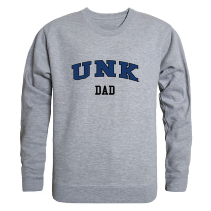 UNK University of Nebraska Kearney Lopers Dad Fleece Crewneck Pullover Sweatshirt Heather Grey-Campus-Wardrobe