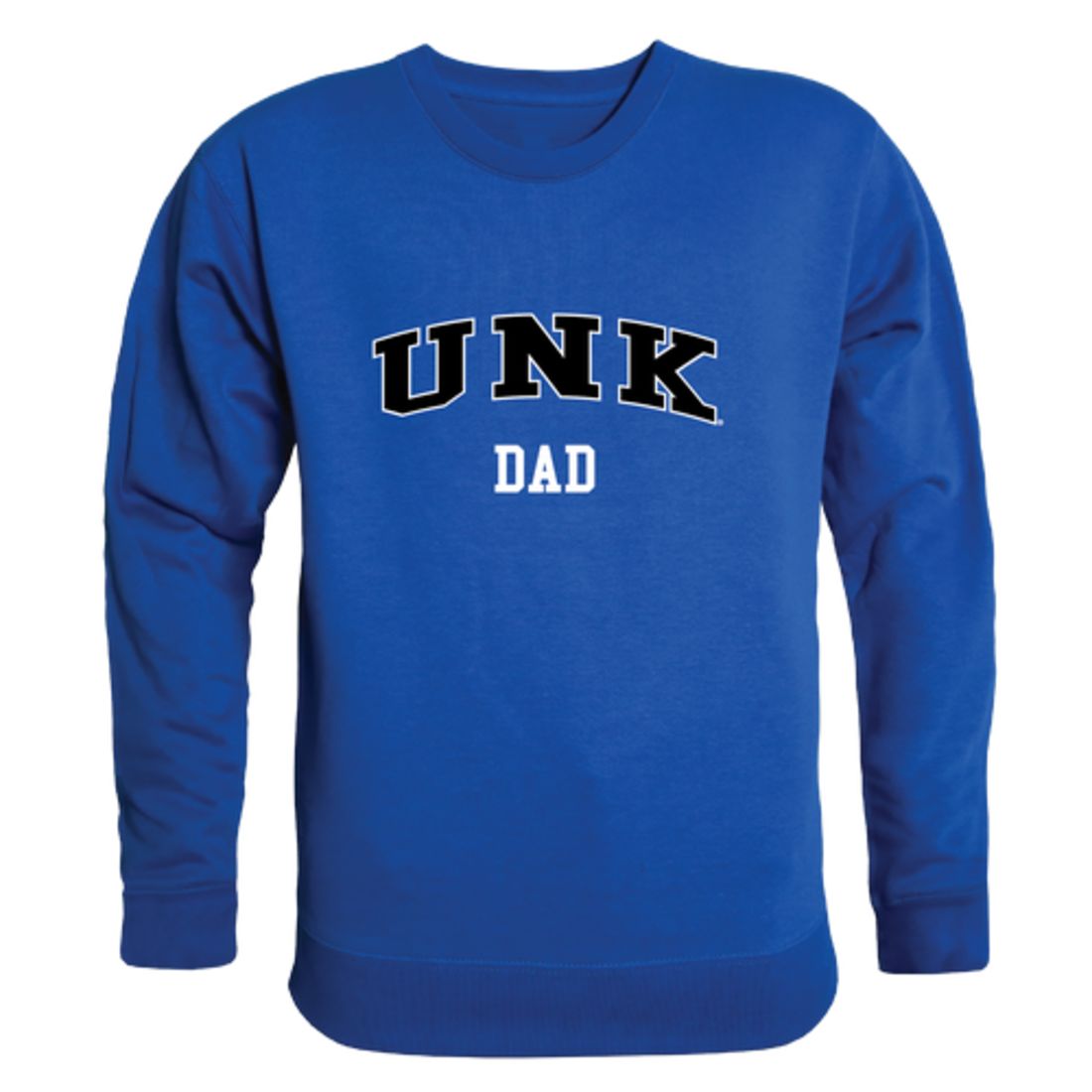 UNK University of Nebraska Kearney Lopers Dad Fleece Crewneck Pullover Sweatshirt Heather Grey-Campus-Wardrobe