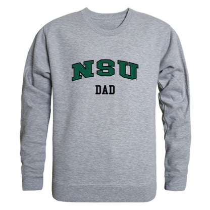 NSU Northeastern State University RiverHawks Dad Fleece Crewneck Pullover Sweatshirt Forest-Campus-Wardrobe