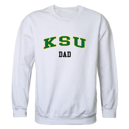 KYSU Kentucky State University Thorobreds Dad Fleece Crewneck Pullover Sweatshirt Heather Charcoal-Campus-Wardrobe