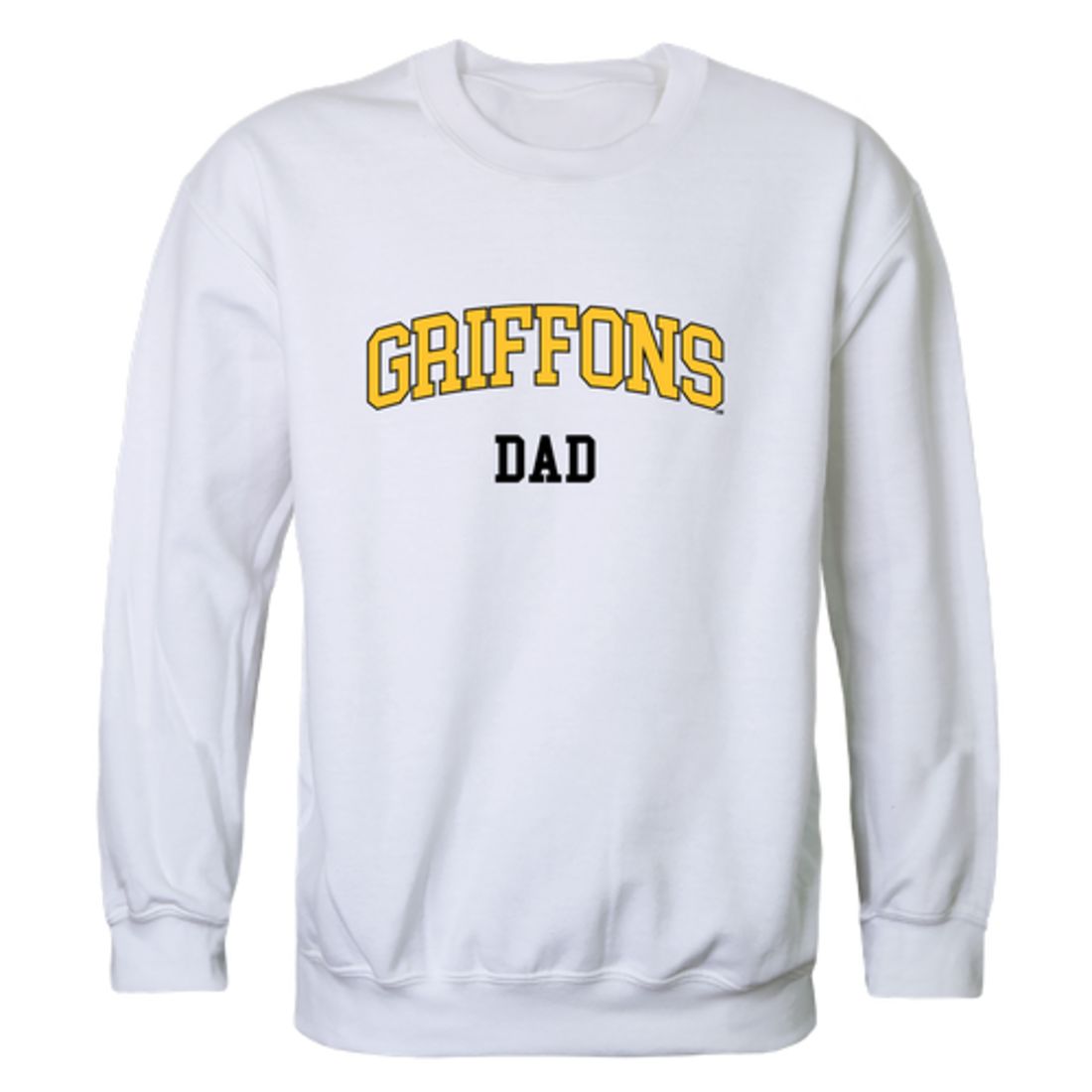 MWSU Missouri Western State University Griffons Dad Fleece Crewneck Pullover Sweatshirt Heather Charcoal-Campus-Wardrobe