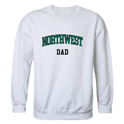 NW Northwest Missouri State University Bearcat Dad Fleece Crewneck Pullover Sweatshirt Forest-Campus-Wardrobe