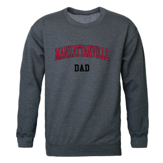 Manhattanville College Valiants Dad Fleece Crewneck Pullover Sweatshirt