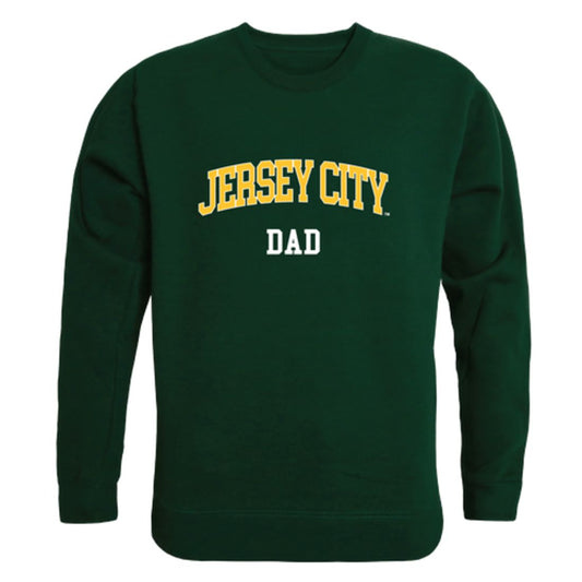 New Jersey City University Knights Dad Fleece Crewneck Pullover Sweatshirt