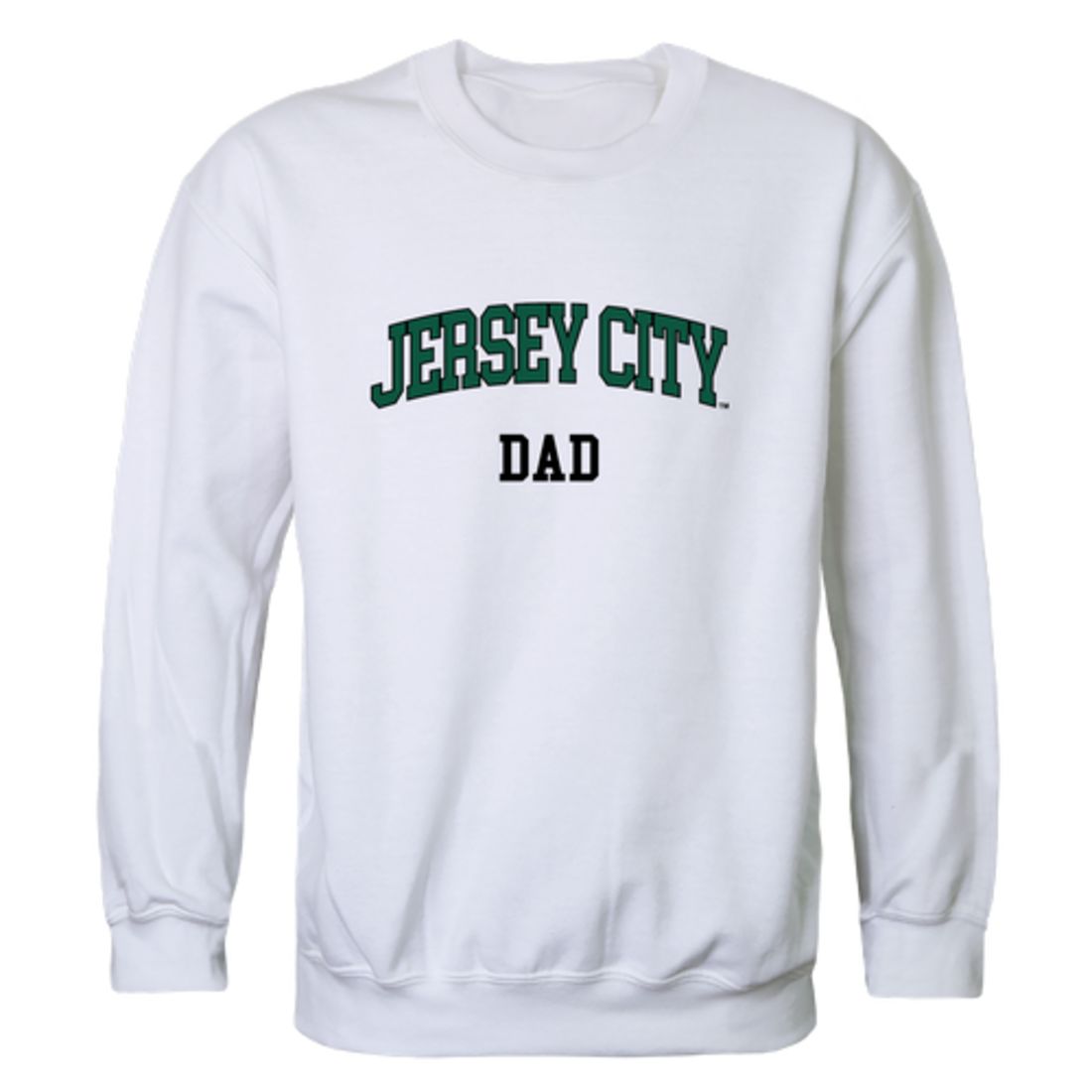 New Jersey City University Knights Dad Fleece Crewneck Pullover Sweatshirt