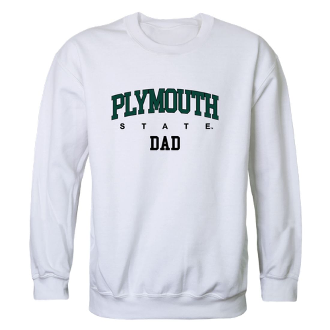 Plymouth State University Panthers Dad Fleece Crewneck Pullover Sweatshirt