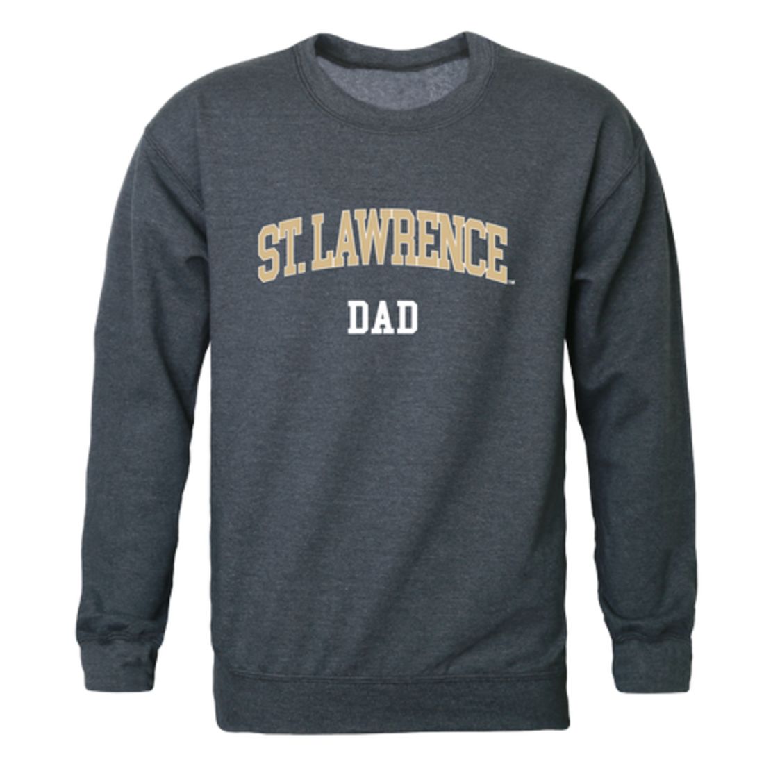 St. Lawrence University Saints Dad Fleece Crewneck Pullover Sweatshirt