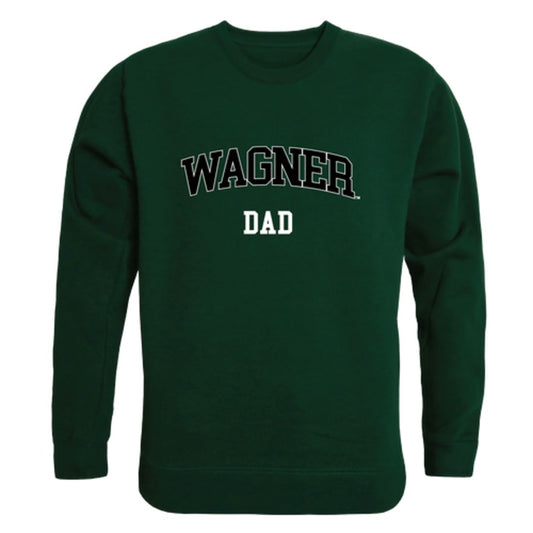 Wagner College Seahawks Dad Fleece Crewneck Pullover Sweatshirt