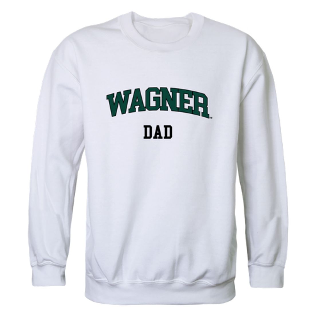 Wagner College Seahawks Dad Fleece Crewneck Pullover Sweatshirt