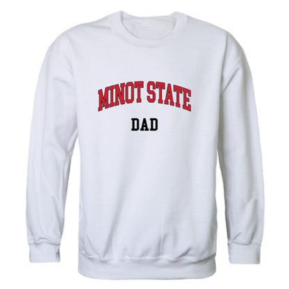 Minot State University Beavers Dad Fleece Crewneck Pullover Sweatshirt