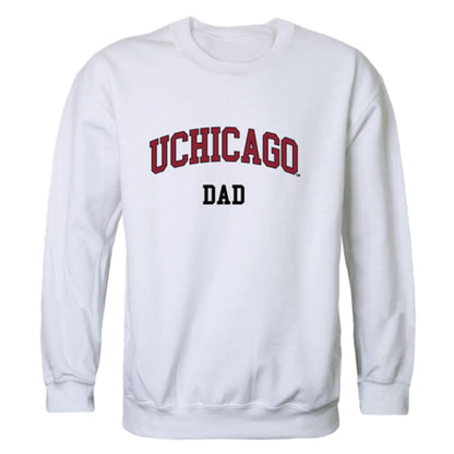 University of Chicago Maroons Dad Fleece Crewneck Pullover Sweatshirt