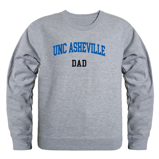 University of North Carolina Asheville Bulldogs Dad Fleece Crewneck Pullover Sweatshirt