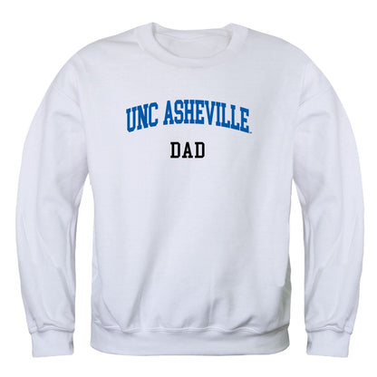 University of North Carolina Asheville Bulldogs Dad Fleece Crewneck Pullover Sweatshirt