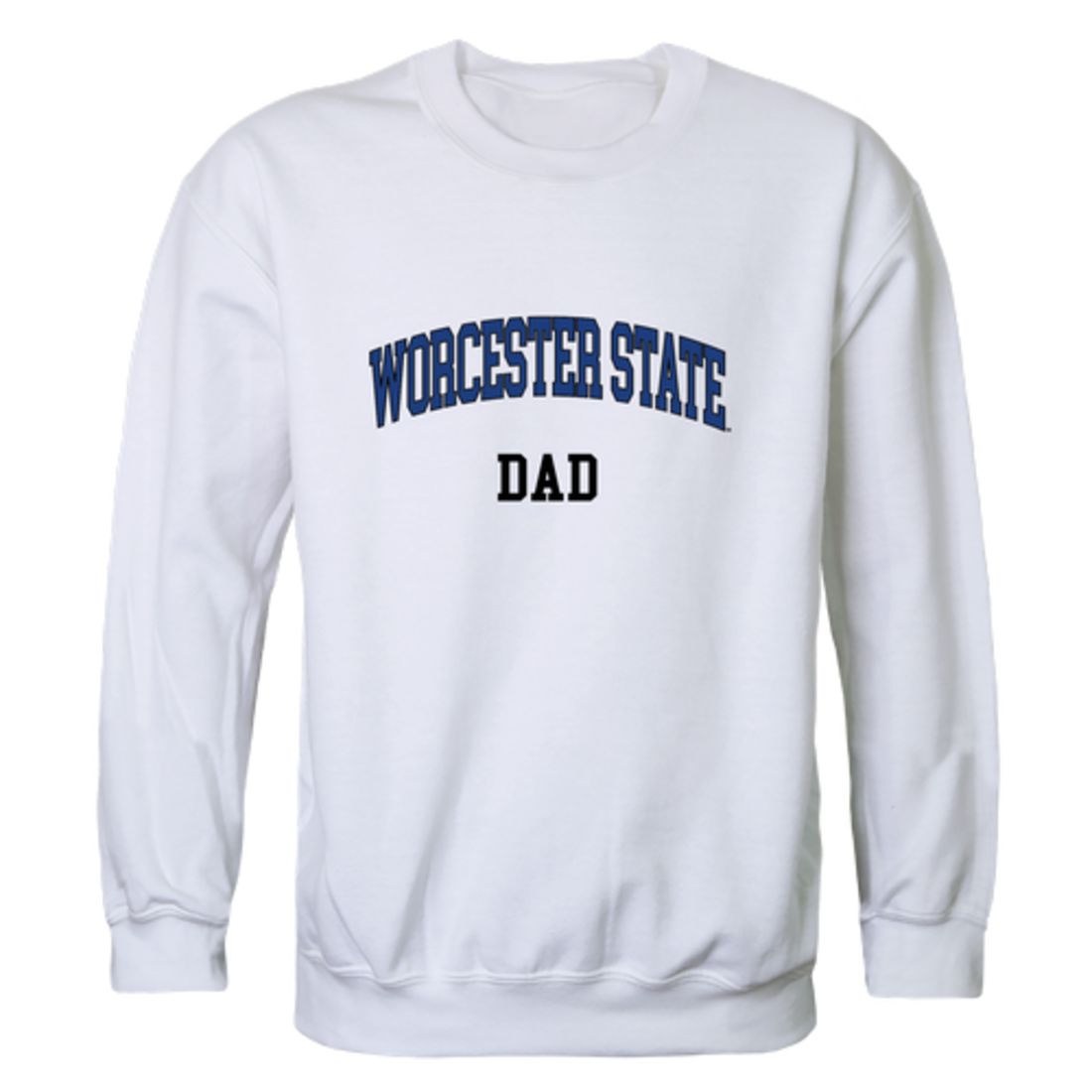 Worcester State University Lancers Dad Fleece Crewneck Pullover Sweatshirt