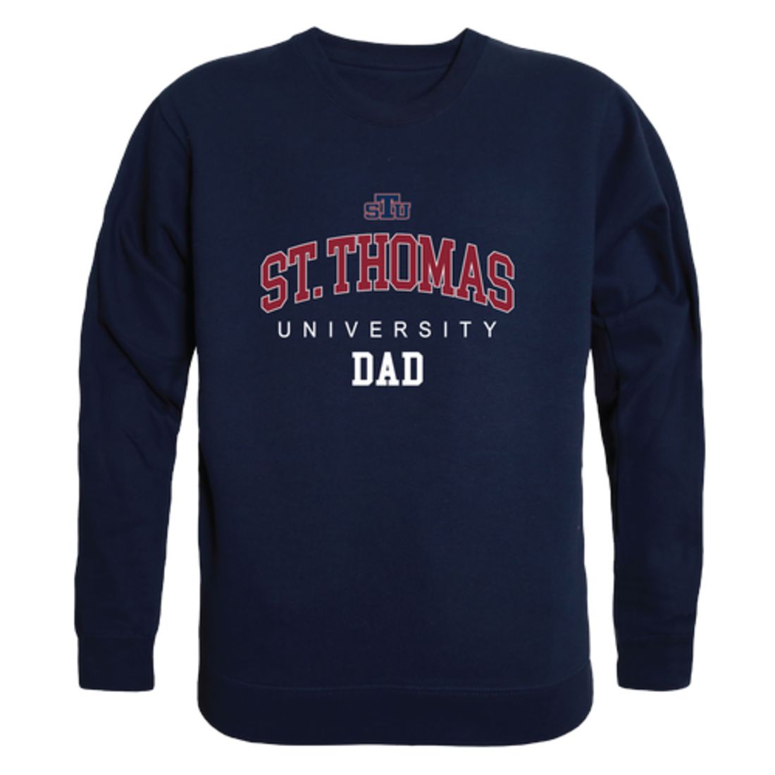 St. Thomas University Bobcats Dad Fleece Crewneck Pullover Sweatshirt