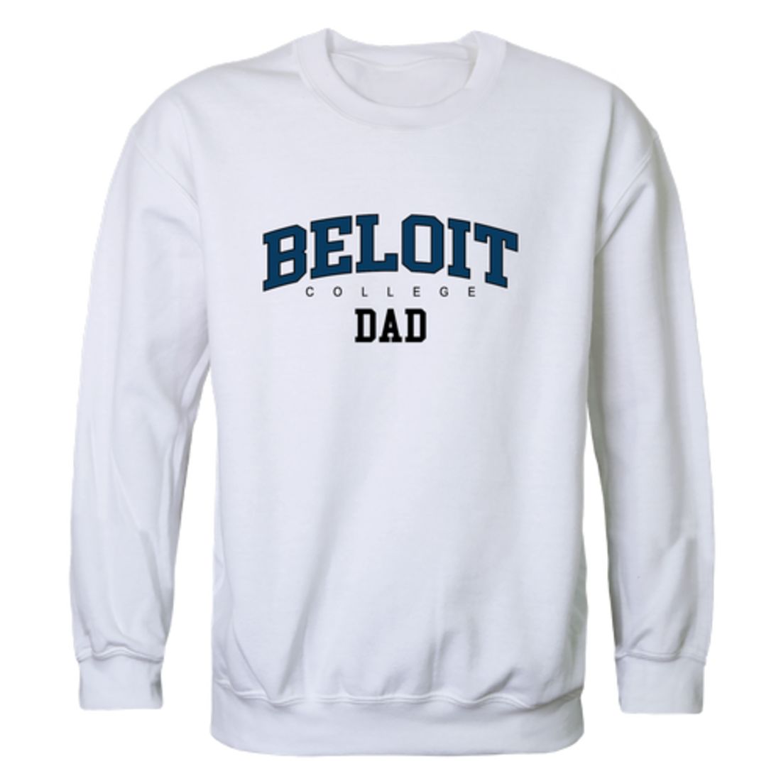 Beloit College Buccaneers Dad Fleece Crewneck Pullover Sweatshirt