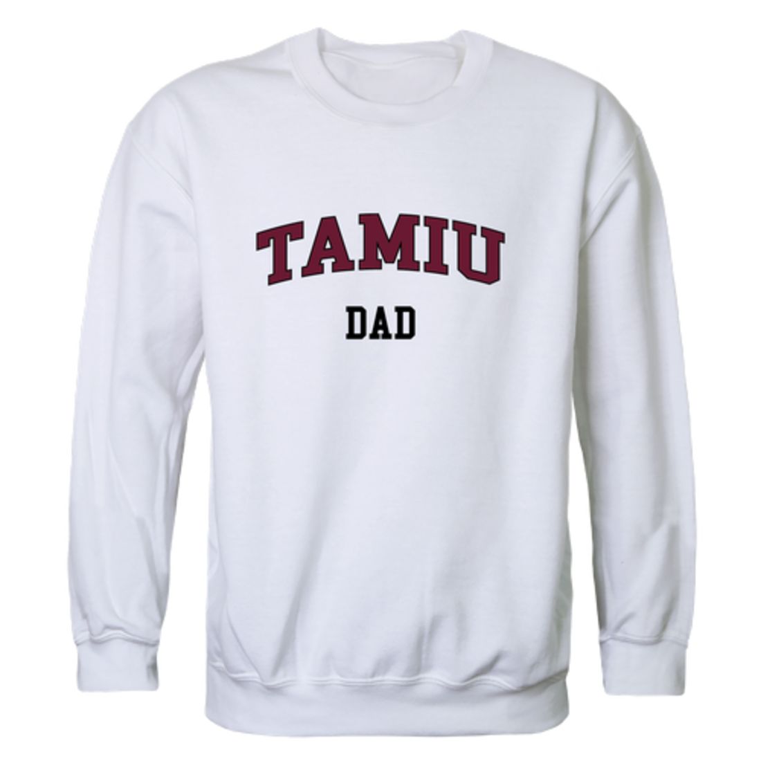 Texas A&M International University DustDevils Dad Fleece Crewneck Pullover Sweatshirt