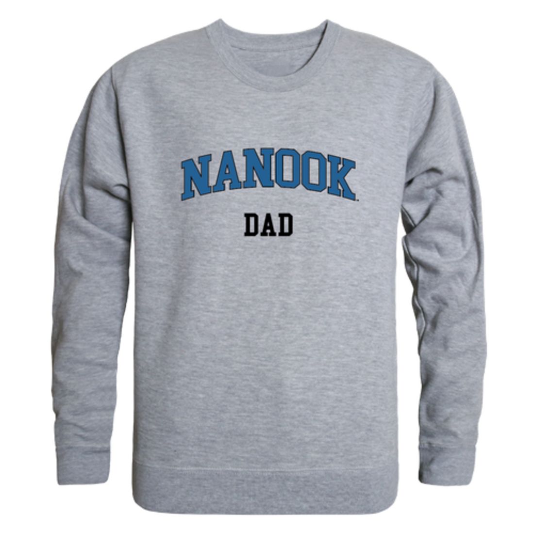 The University of Alaska Fairbanks Nanooks Dad Fleece Crewneck Pullover Sweatshirt