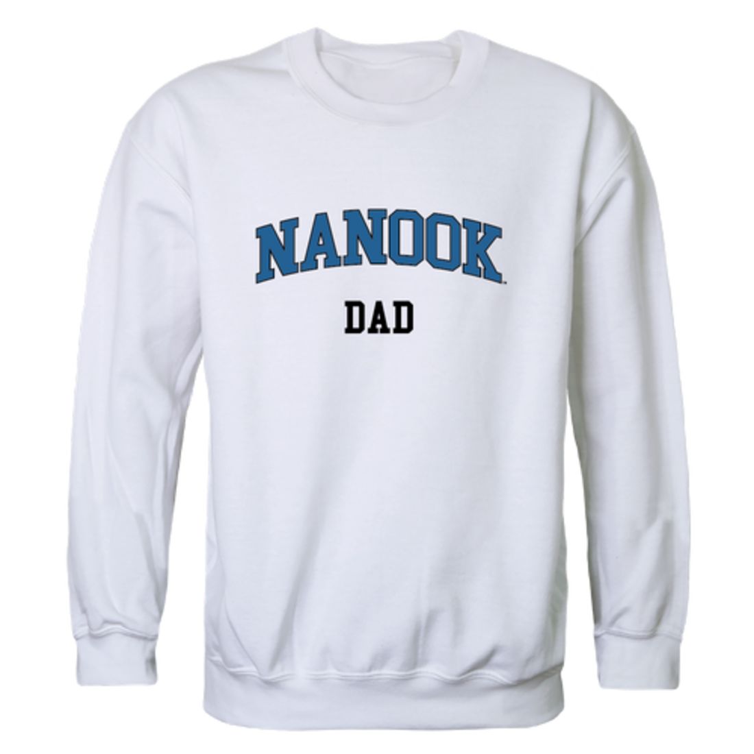 The University of Alaska Fairbanks Nanooks Dad Fleece Crewneck Pullover Sweatshirt