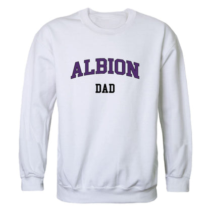 Albion College Britons Dad Fleece Crewneck Pullover Sweatshirt