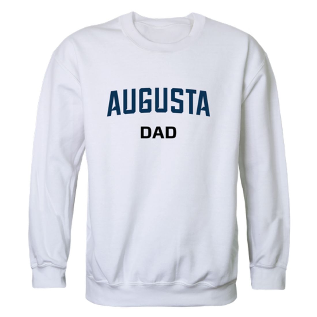 Augusta University Jaguars Dad Fleece Crewneck Pullover Sweatshirt