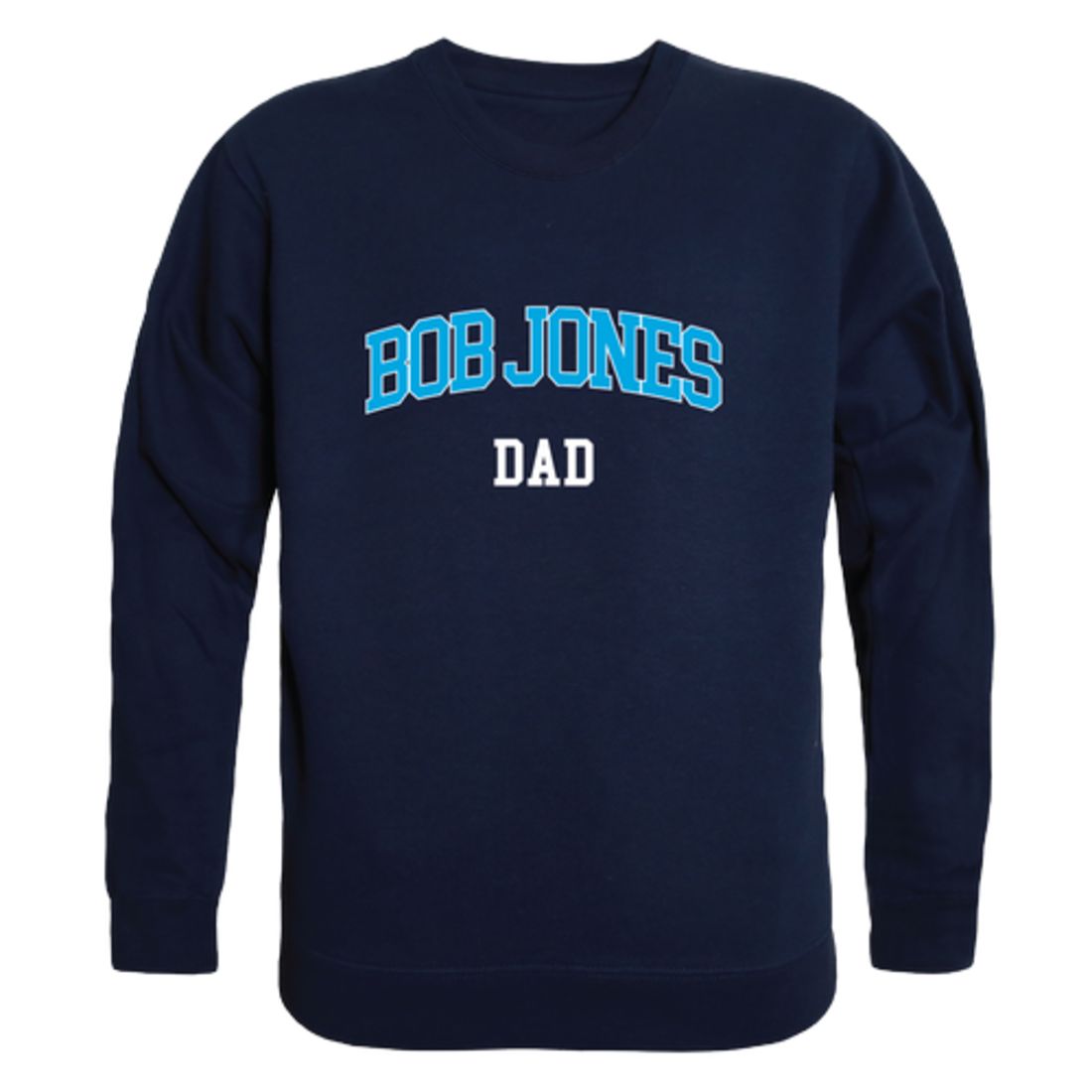 Bob Jones University Bruins Dad Fleece Crewneck Pullover Sweatshirt