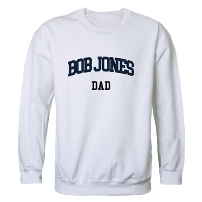 Bob Jones University Bruins Dad Fleece Crewneck Pullover Sweatshirt