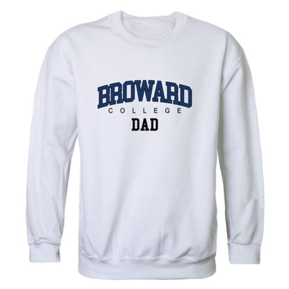 Broward College Seahawks Dad Fleece Crewneck Pullover Sweatshirt