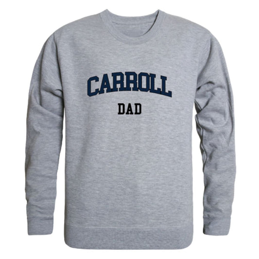 Carroll University Pioneers Dad Fleece Crewneck Pullover Sweatshirt